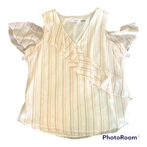 Calvin Klein Cold Shoulder Top